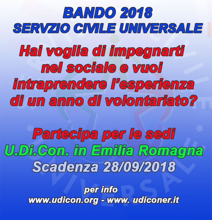 SERVIZIO CIVILE UNIVERSALE 2018