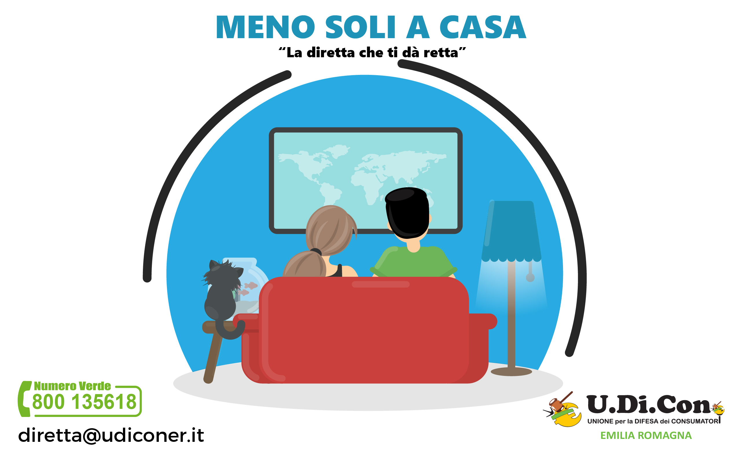 MENO SOLI A CASA