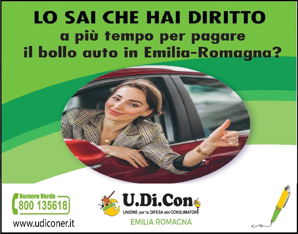 LO SAI CHE HAI DIRITTO....a più tempo per pagare il bollo auto in Emilia-Romagna?