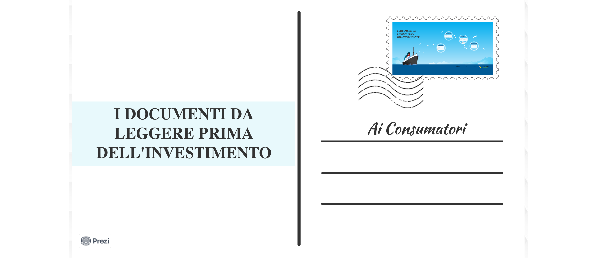 I documenti da leggere prima dell'investimento