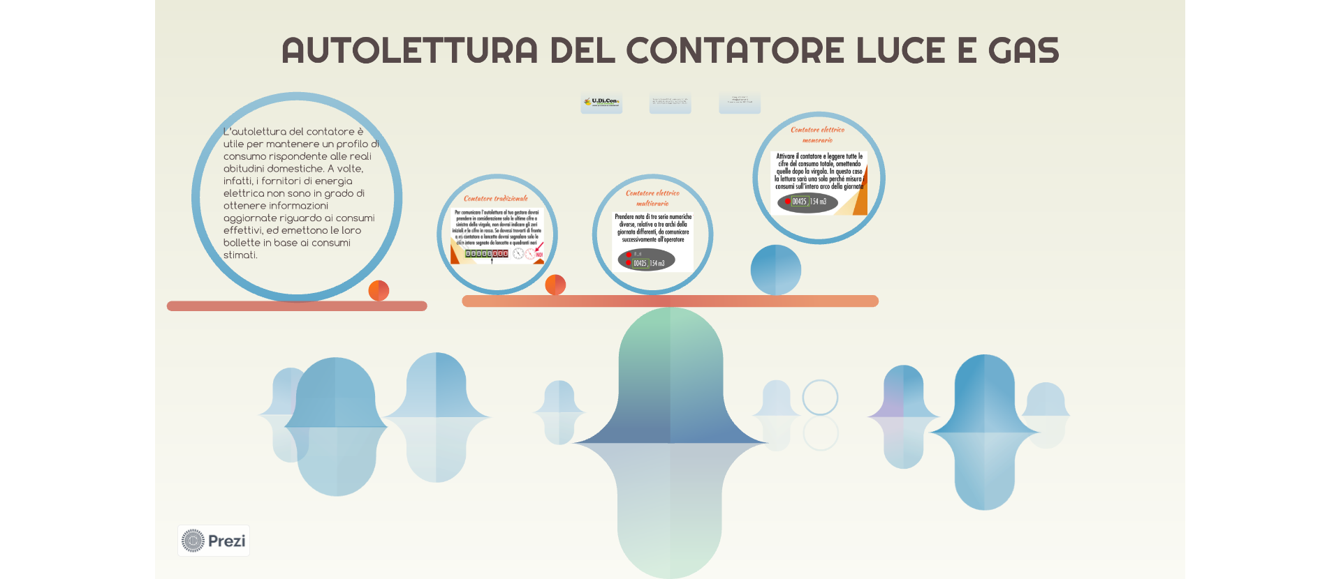 Autolettura del contatore di luce e gas