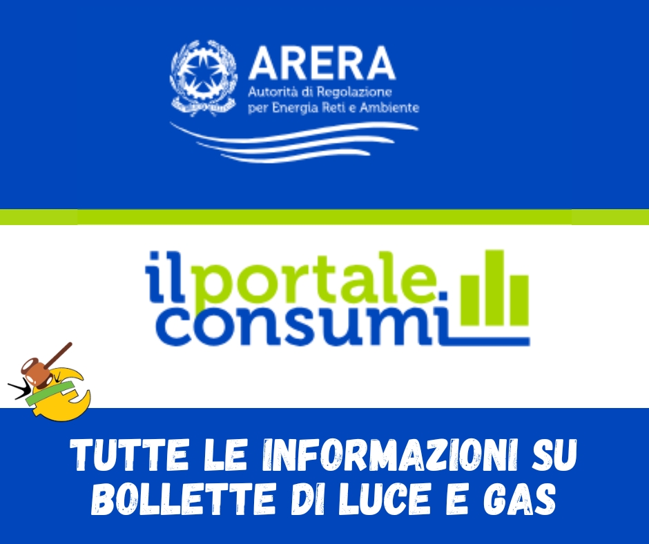 IL PORTALE CONSUMI: tutte le informazioni su bollette di luce e gas