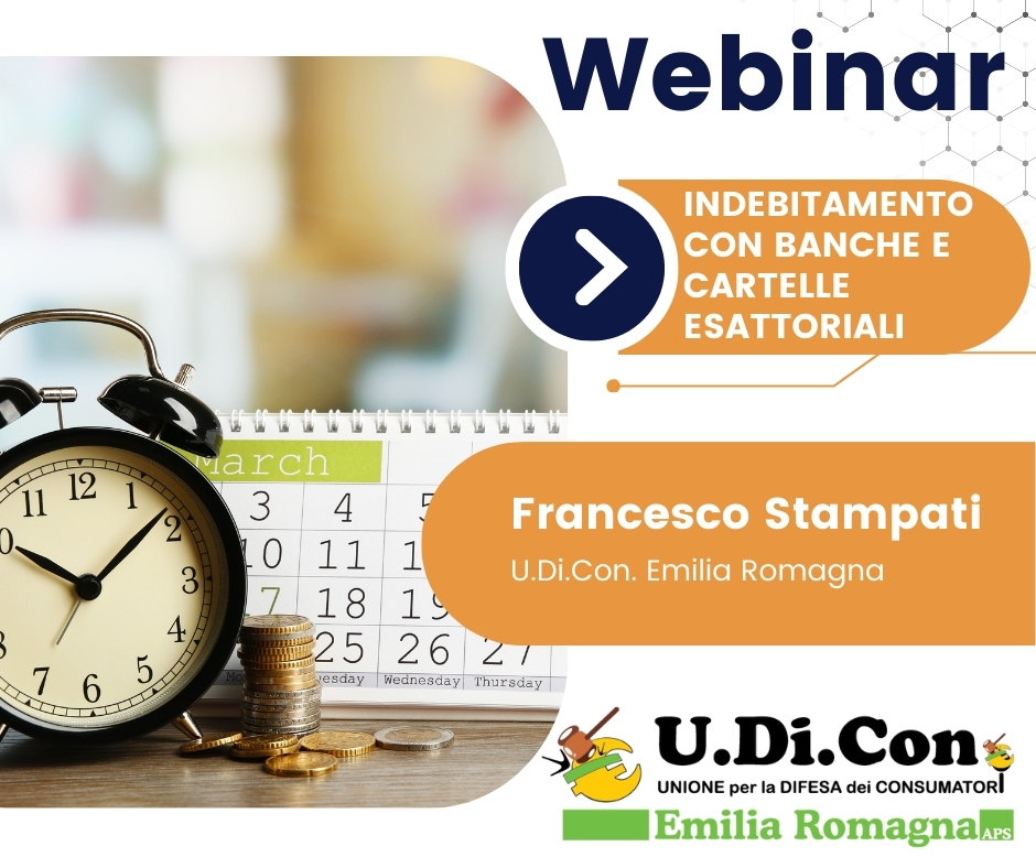 WEBINAR - Indebitamenti con banche e cartelle esattoriali