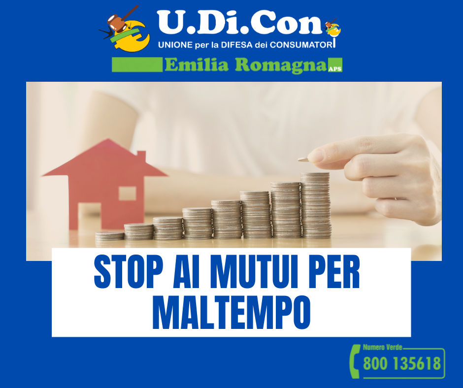 STOP AI MUTUI PER MALTEMPO